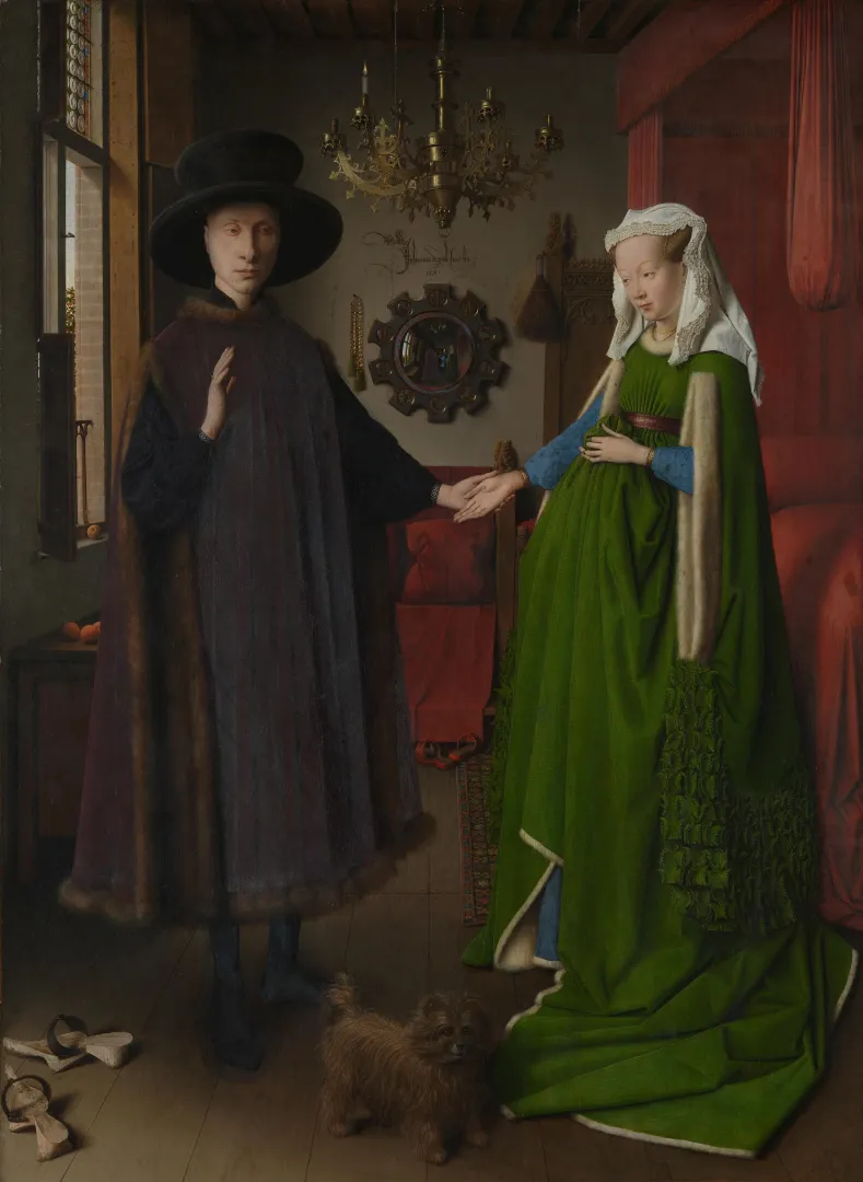 얀 반 에이크의 <아르놀피니 부부의 초상 Arnolfini Portrait>
